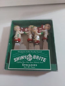 Shiny Brite Christopher Radko Christmas Child Cheese/Butter Spreaders (Set Of 4) - Picture 1 of 6