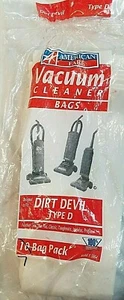 AMERICAN FARE STAUBSAUGERBEUTEL DIRT DEVIL TYP D 7 BEUTEL GESAMT #3864 - Bild 1 von 8