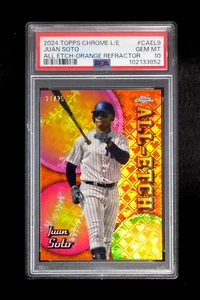 2024 Topps Chrome LARGA / E Juan Soto #CAEL-9 Todo Etch Orenge Refractor / 25 - Imagen 1 de 2