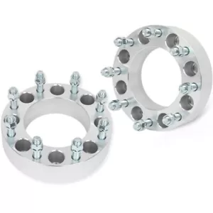 2Pc 8x180 To 8x6.5 Wheel Adapters Spacers 2" Thick For Chevy GMC 2500 HD 3500 - Picture 1 of 4