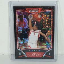 2008-09 Topps Bowman Chrome Tracy McGrady Holo Prizm Xfractor Refractor 103/299