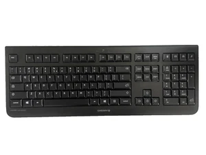 CHERRY KW 2000 Tastatur Kabellos USB Flach Leise Funk Schwarz QWERTY EU Layout - Bild 1 von 4