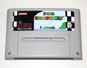 *Versión PAL* Juego en inglés estilo Mario Kaizo Super Zario World para SNES - Imagen 1 de 2