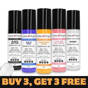10 ml. Perfume Roll On Bottle Body Oil, 1/3 oz Scented Fragrance Oil Wholesale - Picture 1 of 300