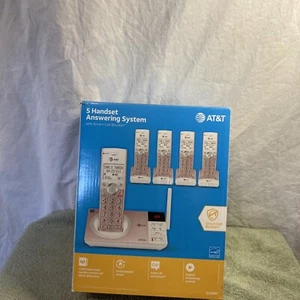 AT&T CL82557 5-Handset Cordless Phone Answering System Smart Call Blocker W2 - Picture 1 of 18