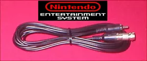 12Ft RCA Video Cable & RF Coax TV Adapter for the Nintendo NES System NEW - Picture 1 of 4