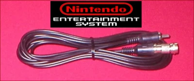 12Ft RCA Video Cable & RF Coax TV Adapter for Top Loader Nintendo NES System NEW - Image 1 of 4