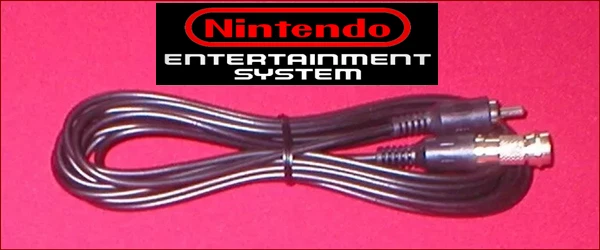12Ft RCA Video Cable & RF Coax TV Adapter for the Nintendo NES System NEW - Image 1 of 4
