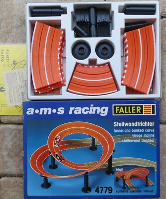 Faller AMS 4779 - Steilwandtrichter in OVP + 4 Schleifer/Reifen #261120(SE152) - Bild 1 von 2