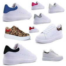 sneakers bianche e leopardate