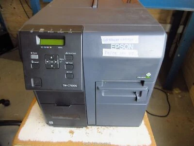 Epson TM-C7500G M326A Color Label Printer USB LAN - 4830479 LABELS / PAPER JAM - Bild 1 von 4