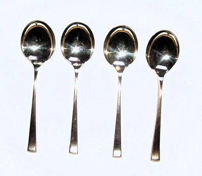 Robbe & Berking Modell YORK  4 seltene Suppentassenlöffel  15,5 cm 90er - Bild 1 von 3