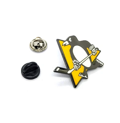 PITTSBURGH PENGUINS PIN Hockey NHL Team Gift Enamel Hat Backpack Lapel Brooch - Image 1 of 4