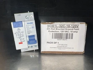 DISYUNTOR DE CIRCUITO ASI CORP NDB1L-32C-10-120V Recedente de lote antiguo - Imagen 1 de 2