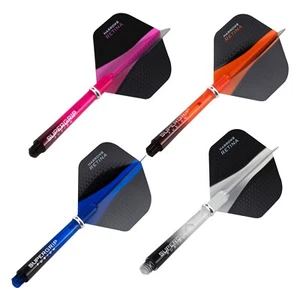 Harrows Supergrip Fusion Dart Stems Shafts + Retina Standard Flights Combo Set - Picture 1 of 5