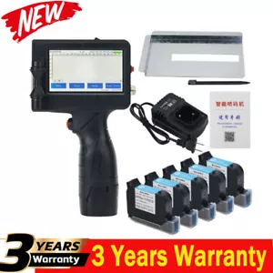 600DPI 12.7MM/0.5" Handheld Inkjet Printer Portable Inkjet Printer Touch Screen - Picture 1 of 17