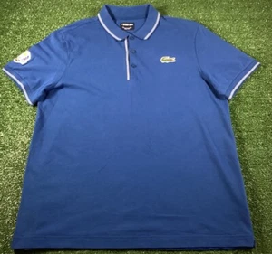 Lacoste Sport Ryder Cup 2018 Edition Blue Polo Shirt - Size Large US XL / FR 6 - Picture 1 of 13