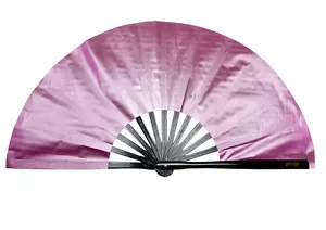 13"Chinese Kung Fu Tai Chi Wushu martial art Show dance Black Bone magic Fan - Picture 1 of 5