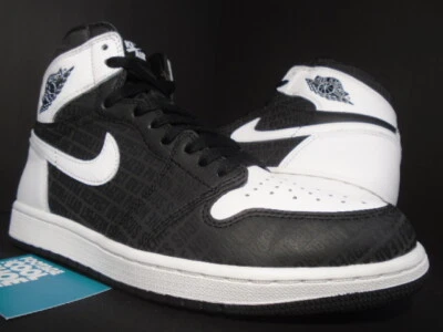NIKE AIR JORDAN 1 RETRO I HIGH OG DEREK JETER RE2PECT NEGRO BLANCO 555088-008 9,5 Foto 1 de 4