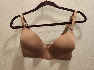 Auden Lightly Lined Wire Free Nursing Bra Brown 36DD #47 - Picture 1 of 4
