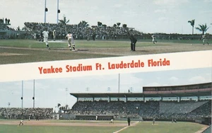 1963 New York Yankees Fort Lauderdale Spring Training Yankee Stadium Postcard - Picture 1 of 2
