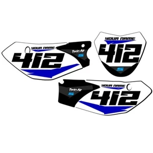 TTR 110 SG64 Custom MX Number Plates Senge Graphics Kit Compatible with Yamaha - Foto 1 di 4