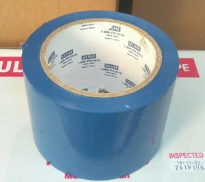 ULINE S-11643 BLUE INDUSTRIAL VINYL SAFETY TAPE 3" X 36 YDS - Picture 1 of 2