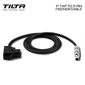 Tilta P-TAP to 3-Pin Fischer Cable Camera Charging Fischer Cameras Power Cables - Picture 1 of 3