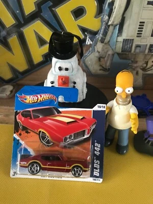 Hot Wheels Hot Auction Olds 442 #9/10 SHORT CARD B136 - Image 1 of 4