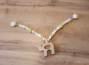 Kinderwagen Maxicosi Kette Baby Holz Spielzeug Motorik Geschenk Neu handmade - Bild 1 von 1