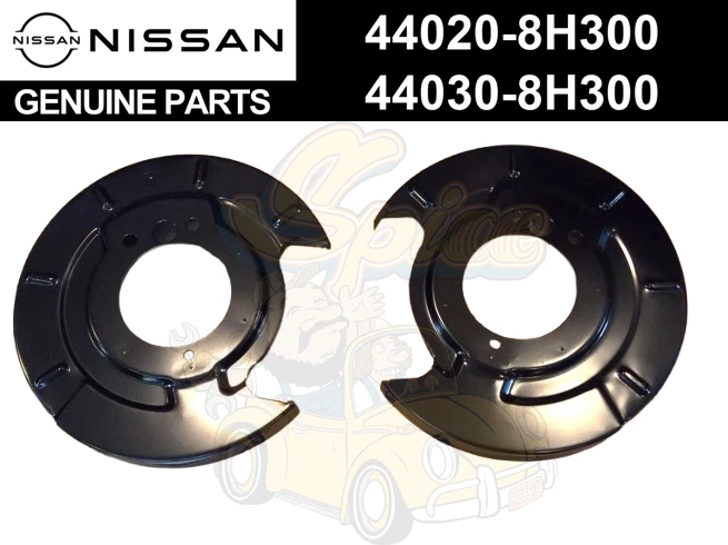 Juego de placa de freno trasera derecha y derecha Nissan X-TRAIL T30 2000-2007 OEM Foto 1 de 1