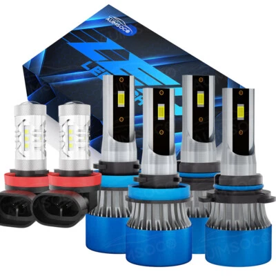 Lâmpada LED + farol de neblina Q2 combo feixe branco para Subaru Legacy 2015-2017 - Imagem 1 de 4