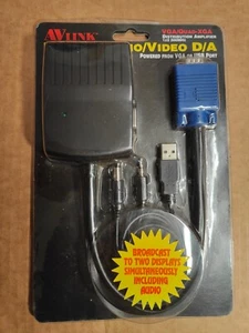 AV Link VGA Quad-XGA Distribution Amplifier Mobile Video D/A Splitter MSV12MA - Picture 1 of 3