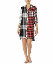 Details about   DKNY Women's Cozy Fireside Cotton Sleepshirt Y2313114 Small Medium Large