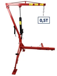 Grue Hydraulique de Levage  Pick Up 0,5T avec Fixation Attelage - Photo 1/5