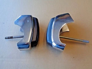 Fiat Oldtimer 850 127 128 Stoßstange Chrom Horn Stoßstangenhorn original SET - Bild 1 von 3
