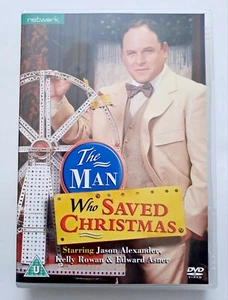 The Man Who Saved Christmas 2002 Rare UK DVD Jason Alexander Kelly Rowan - Imagen 1 de 5