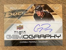 2008-09 Upper Deck Black Diamond Gemography CAR #G-CO - Corey Perry (Ducks)
