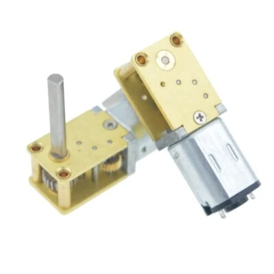 Mini 1218-N20 DC 3V 6V 12V Low Speed Worm Gear Motor Full Metal Gearbox Robot - Bild 1 von 4