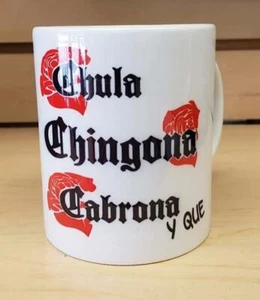 Red Chula Chingona Cabrona Coffee Mug 11oz. - Bild 1 von 1