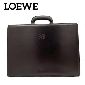 Borsa da lavoro vintage Loewe Attache Case Anagramma 17Q14 - Foto 1 di 16