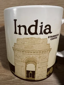 Starbucks India Mug Collector Series 2013 Coffee Cup - 16 oz Rare Vintage HTF - Picture 1 of 4