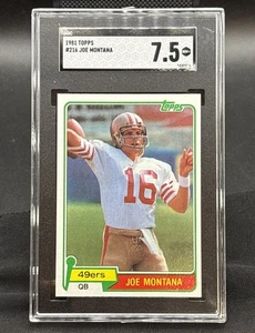 1981 Topps - Joe Montana #216 - SGC 7.5 (NM+) - Bild 1 von 4