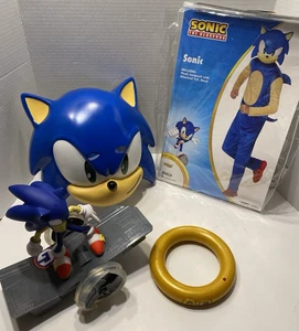 Sonic the Hedgehog Disfraz Mono con Cola, Máscara Niño 4-6 con Patín Brd Control Remoto - Imagen 1 de 12