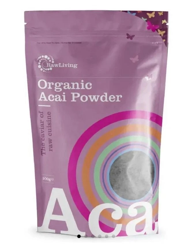 Rawliving Organic Acai Berry Powder 100g - Image 1 of 1