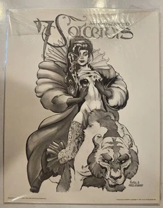 7 Sorcerers Art Portfolio ARTIS HAZELWOOD From 1991 Good Condition GGA - Picture 1 of 2