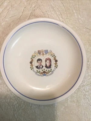 Prince Andrew and Lady Sara Ferguson Royal Wedding Commemorative China RARE - Image 1 of 4