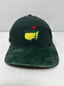 Vintage Masters American Needle Adjustable Strap Hat Golf Green Cap Rare - Picture 1 of 8
