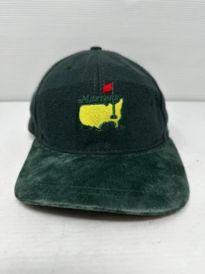 Gorra verde de golf Masters American Needle de colección con correa ajustable rara Foto 1 de 4