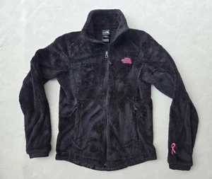 North Face Osito Jacket Womens XS Fleece Full Zip Pink Ribbon Breast Cancer - Picture 1 of 10